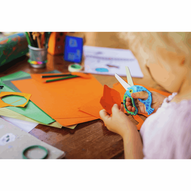 Fiskars Scissors:  Kids: Animals: Fish: 13cm Paper Fabric Sewing Accessory