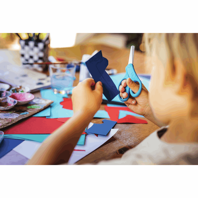 Fiskars Scissors Kids 13cm Recycled Blunt | Paper Fabric Sewing Accessory