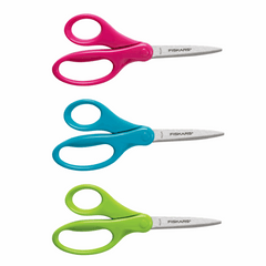 Fiskars Scissors Students: Antimicrobial: Pointed: 18cm | Paper Fabric Sewing Accessory