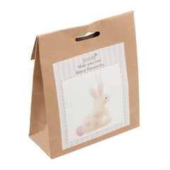 Trimits Bunny Pre Punched Shaped Acrylic Felt Kits For Beginners 25mm x 105mm x 115mm