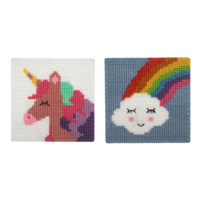 My First Cross Stitch Kit Unicorn and Cloud | Beginner Friendly