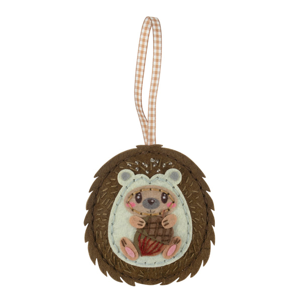 My First Cross Stitch Kit Hedgehog | Cute Decorations | Beginner Fiendly