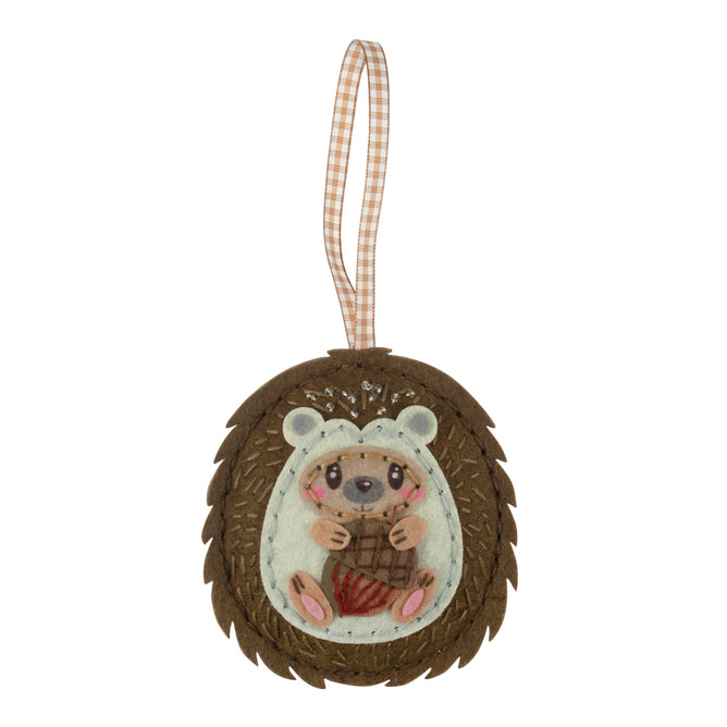 My First Cross Stitch Kit Hedgehog | Cute Decorations | Beginner Fiendly