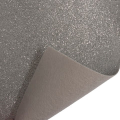 Glitter Acrylic Felt Roll Fabric Crafts Width 45 cm x 1 Meter - Silver
