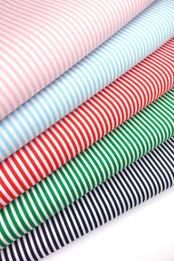 Geometric Fabric Bundles Fat Quarters Polycotton Material Thin Stripes Craft - MULTI