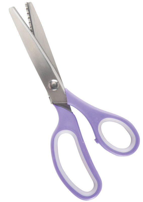 Hemline Scissors Soft-Grip Pinking Shears 23 cm - Hobby & Crafts
