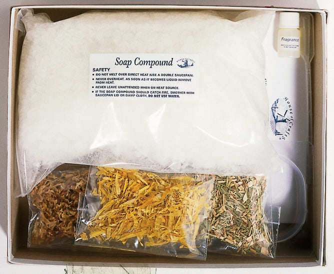 Handmade Soap Kit | Instructions Soap Compound Petals Fragrance Mould Pipette Lemon Grass Moss