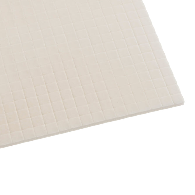 Hi Tack 1mm Foam Pads 5 x 5mm Square - White - Hobby & Crafts