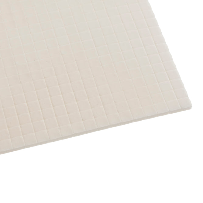 Hi Tack 2mm Foam Pads 5 x 5mm Square - White - Hobby & Crafts