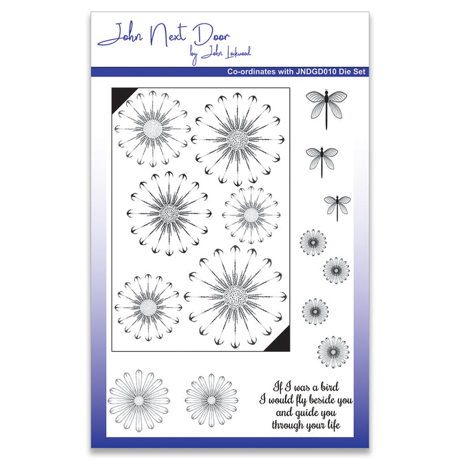 Crafts Too A5 Clear Stamps Daisy Flower Design Card Making Scrapbooking Crafts - Hobby & Crafts