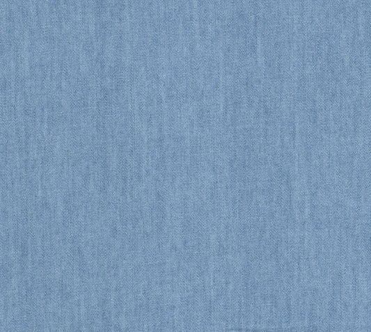 Light Blue 4oz Lightweight Plain Washed Denim Cotton Fabric Select Size