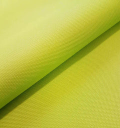 PU Coated Polyester Woven Waterproof Tough Durable Fabric Select Size - LIME