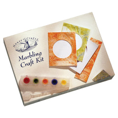 Marbling Craft Kit | Instructions Marbling Inks Tray Pipette Photo Mounts Gift Tags Bookmarks