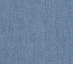 Medium Blue 4oz Lightweight Plain Washed Denim Cotton Fabric Select Size