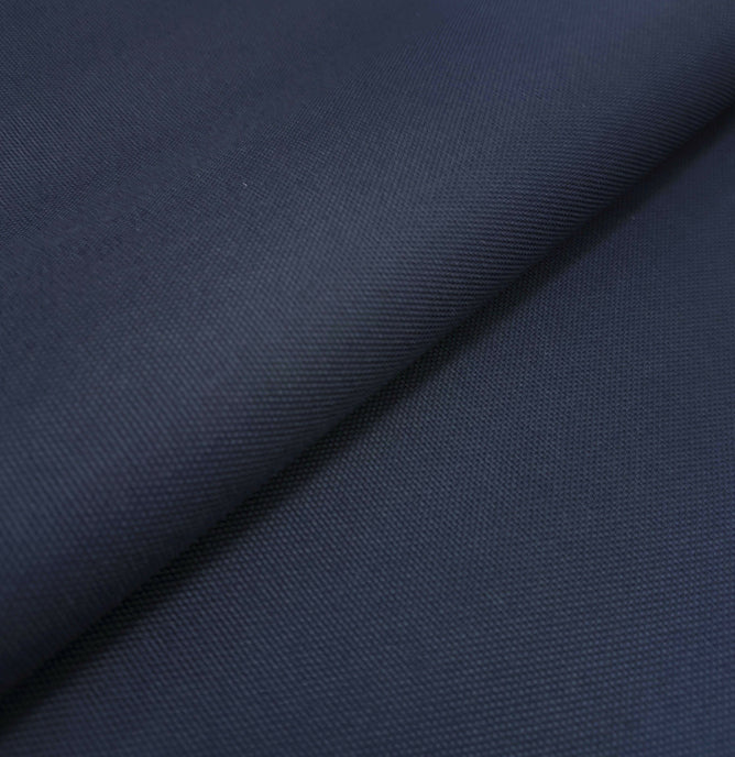 PU Coated Polyester Woven Waterproof Tough Durable Fabric Select Size - NAVY