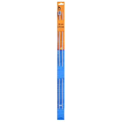 Pony Knitting Needles Single Ended Anodized Solid Aluminium Pins 35 cm x 2.75 mm - Hobby & Crafts