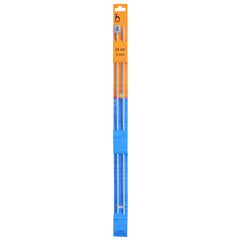 Pony Knitting Needles Single Ended Anodized Solid Aluminium Pins 35 cm x 3.00 mm - Hobby & Crafts