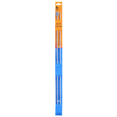 Pony Knitting Needles Single Ended Anodized Solid Aluminium Pins 35 cm x 3.25 mm - Hobby & Crafts