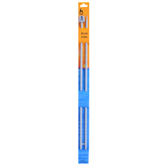 Pony Knitting Needles Single Ended Anodized Solid Aluminium Pins 35 cm x 5.00 mm - Hobby & Crafts