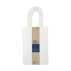 5 x Papermania Bare Basics Kraft Gift Small Bags With Twisted Handle 12cm x 18cm