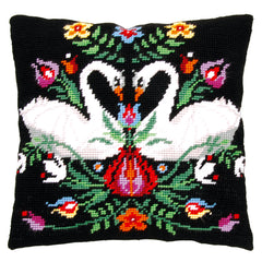 Vervaco Needlepoint Tapestry Canvas Cushion Kit Needlecraft 40x40cm - Zara