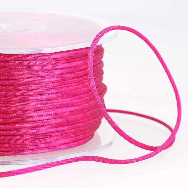 Stephanoise Rattail Cord Macramé Trimmings Crafts 100m x 0mm - Select Colour