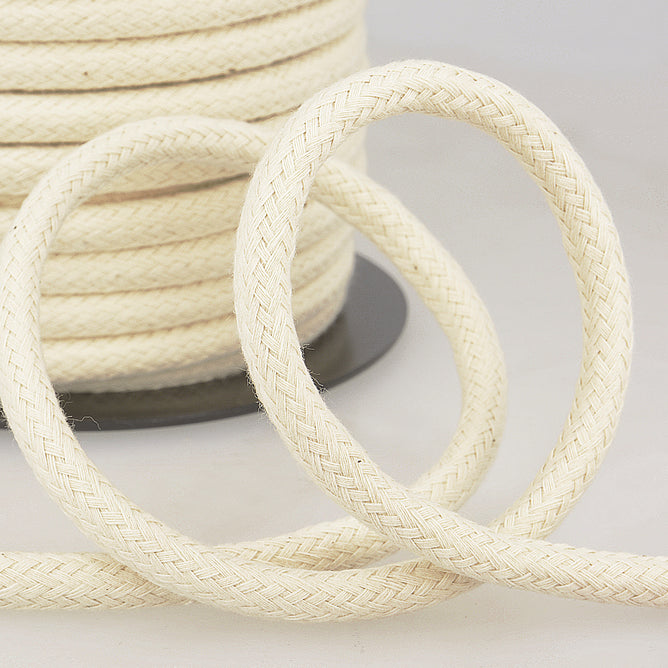 Stephanoise Natural Cotton Piping Cord Macramé Trimmings Crafts - Select Size