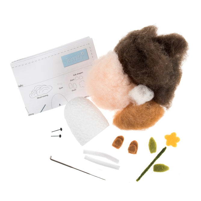 Needle Felting Crafting Kit Hedgehog | Cute Decorations Toys | Beginner Friendly