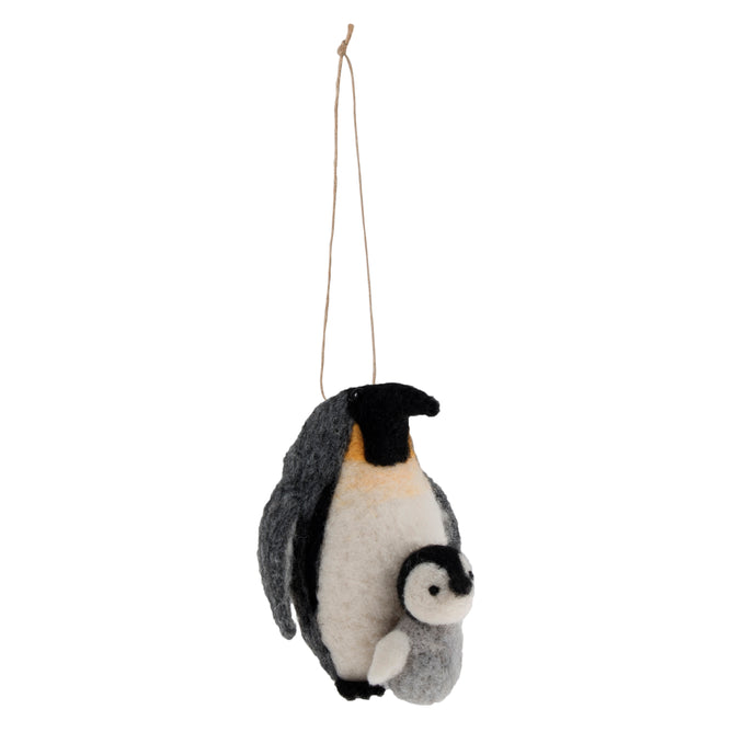 Christmas Needle Felting Crafting Kit Penguins | Cute Decorations Toys | Beginner Friendly