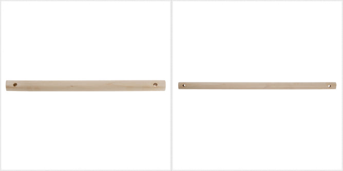 Trimits Birch Wood Dowel Wall Hanging Decor Macramé Crafts D: 15mm - Select Size
