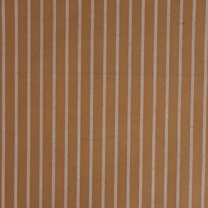 Ticking Stripes Beige Shabby Chic Polycotton Floral Fabric