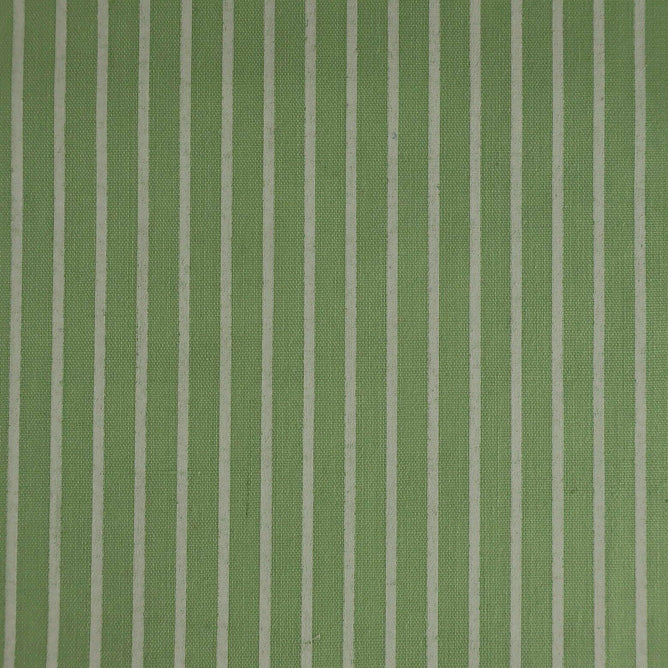 Ticking Stripes Meadow Shabby Chic Polycotton Floral Fabric