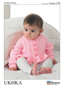 Double Knitting Pattern Cardigans Sweaters 0 To 1 years 31-51 cm 12-20 inches - Hobby & Crafts