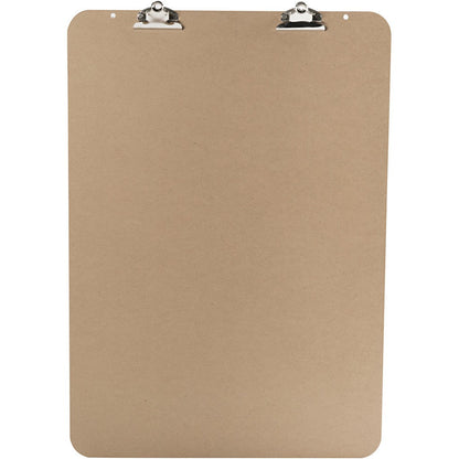 A2 Dark Brown MDF Easel Clipboard With Double Metal Clip 52cm x 74cm Writing Drawing Accessories - Home - Crafts