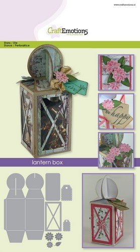 A5 Lantern Box Stencil Die Universal Embossing Cutting Machine Sizzix Card Making - Home - Crafts