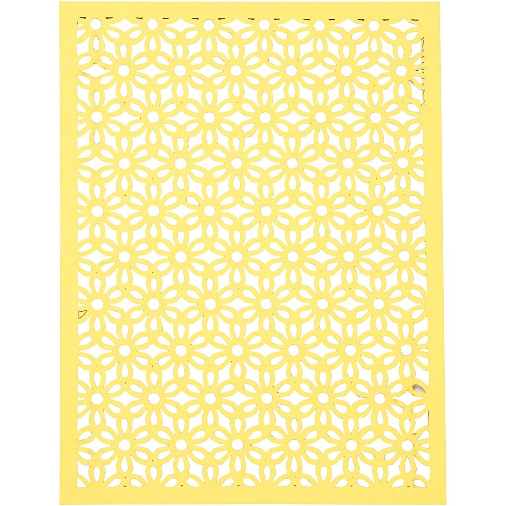 A5 x 24 Assorted Colour Different Design Lace Patterns Cardboard Sheets Pad 200g - Home - Crafts