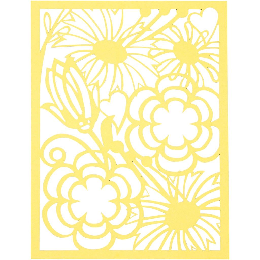 A5 x 24 Assorted Colour Different Design Lace Patterns Cardboard Sheets Pad 200g - Home - Crafts