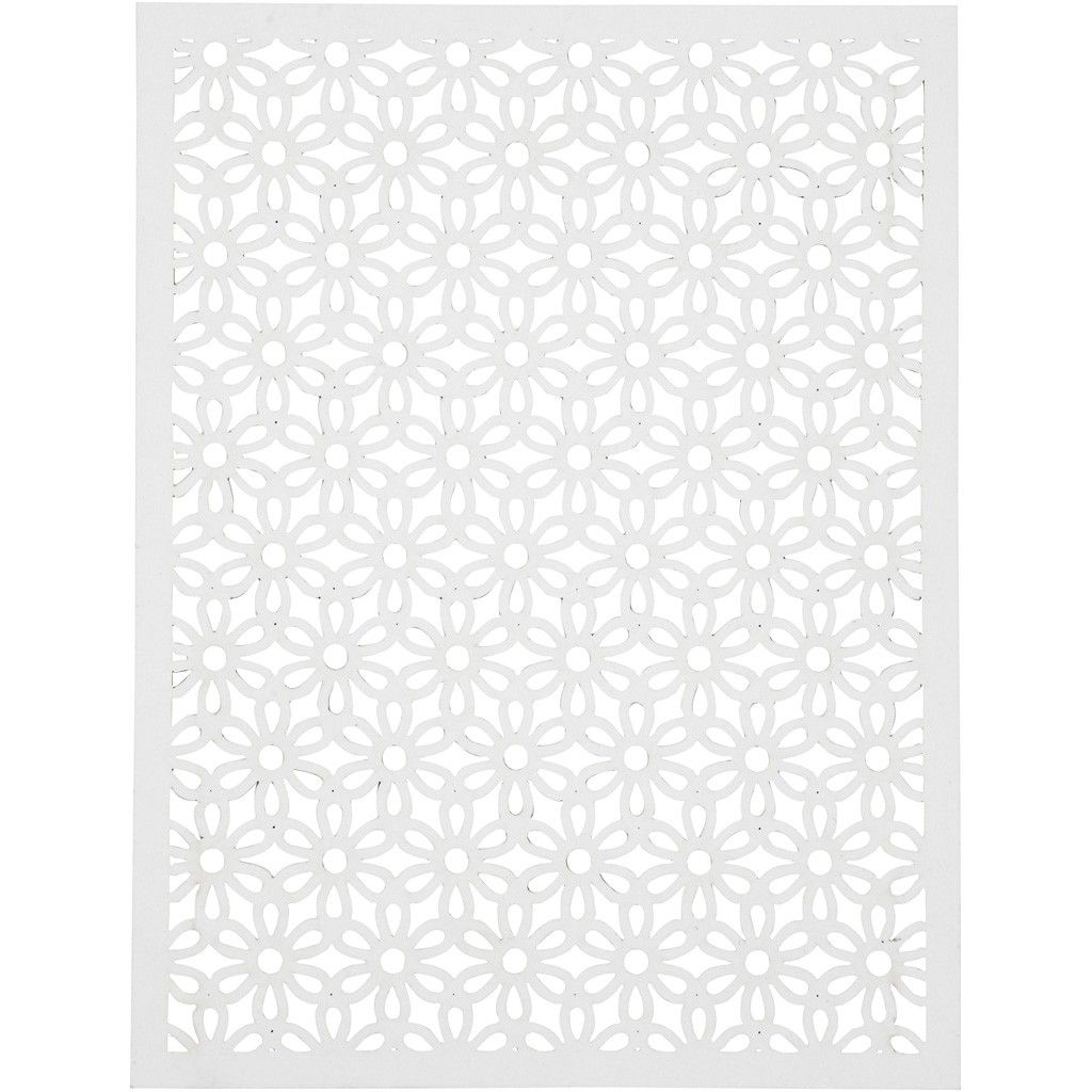 A6 x 24 Assorted Colour Different Design Lace Patterns Cardboard Sheets Pad 200g - Home - Crafts