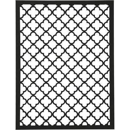 A6 x 24 Assorted Colour Different Design Lace Patterns Cardboard Sheets Pad 200g - Home - Crafts