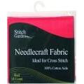Aida For Cross - Stitch 14 Count: Red - 30 x 45cm - Home - Crafts