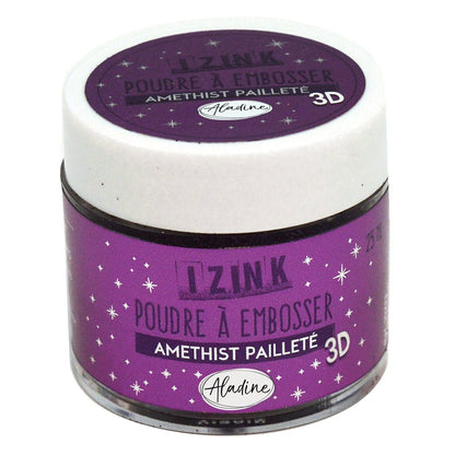 Aladine 3D Assorted Colour Izink Embossing Powder Scrapbooking Paper Crafts 25ml - Home - Crafts