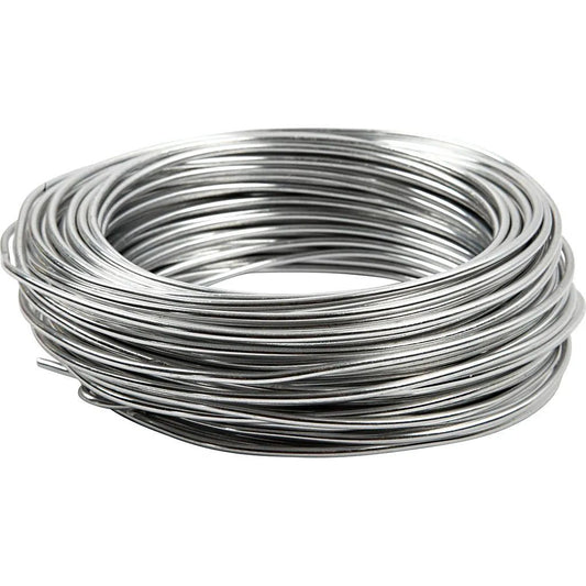 Aluminium Bonzai Metal Wire Silver Colour Craft Floral Accessories T:3mm L:29m