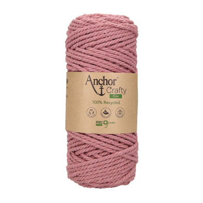 Anchor 3mm 250g 100% Recycled Soft 3-Ply Twisted Eco-Friendly Yarn - Knitting Crocheting Crafts - Various Colours
