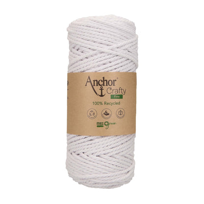 Anchor 3mm 250g 100% Recycled Soft 3-Ply Twisted Eco-Friendly Yarn - Knitting Crocheting Crafts - Various Colours