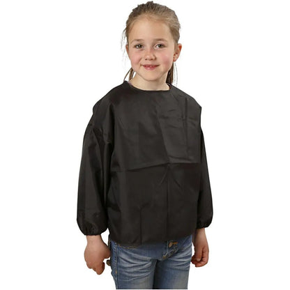 Apron Nylon Black 41cm to 83cm Long Sleeved Painting Crafts Drawing School