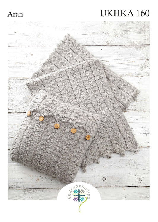 Aran Knitting Pattern Woolen Square Shape Cushion Covers Blanket - Home - Crafts
