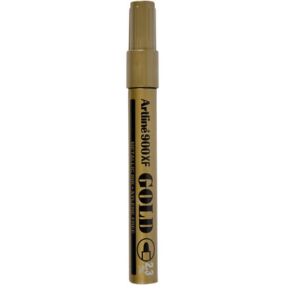 Artline Gold Metallic Marker 2.3mm Thick Card Making Stationary Pen Permanent