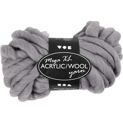 Assorted Colour Acrylic Wool Chunky Yarn Knitting Crocheting Crafts 15 mm 300 gm - Home - Crafts