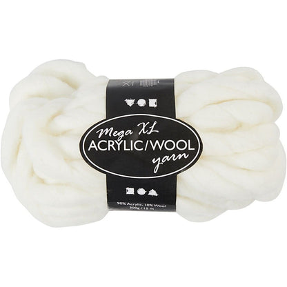 Assorted Colour Acrylic Wool Chunky Yarn Knitting Crocheting Crafts 15 mm 300 gm - Home - Crafts