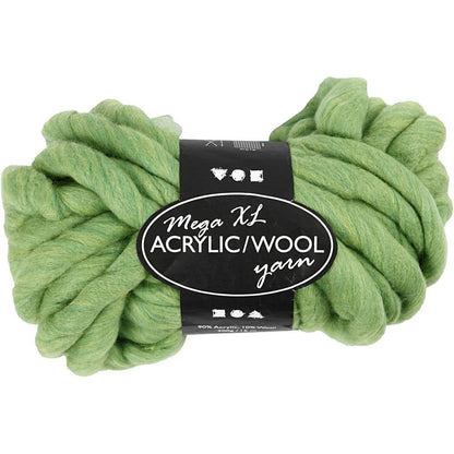 Assorted Colour Acrylic Wool Chunky Yarn Knitting Crocheting Crafts 15 mm 300 gm - Home - Crafts